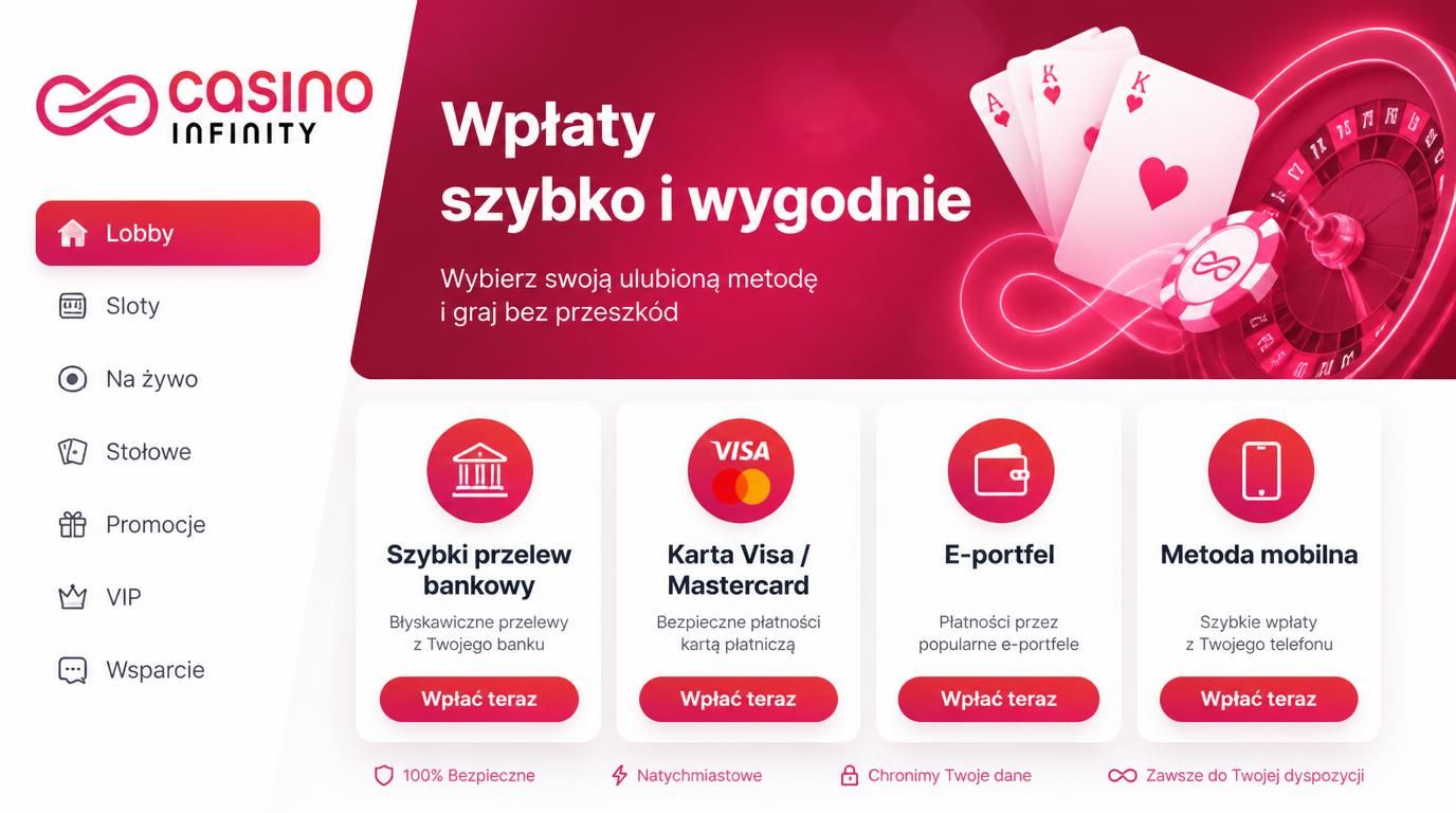 Gracz wybierający metodę wpłaty: karta, e-portfel, mobilnie – wygoda dla Polaków